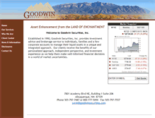 Tablet Screenshot of goodwinsecurities.com